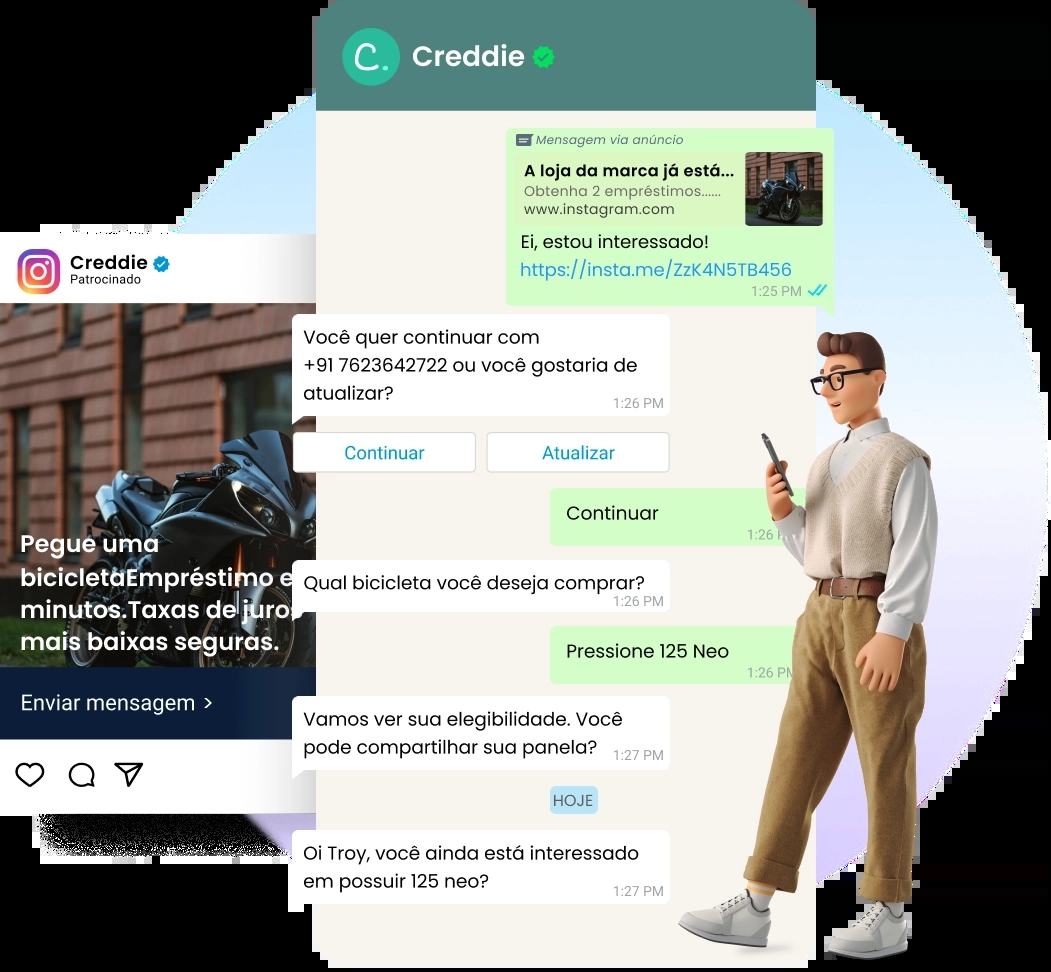 Increase in buying intent by customer after asking questions on WhatsApp when redirected from Instagram click-to-chat ad