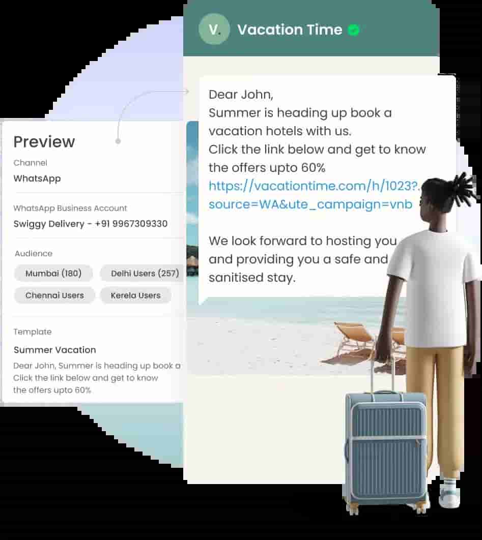 Create personalized campaigns across the customer journey