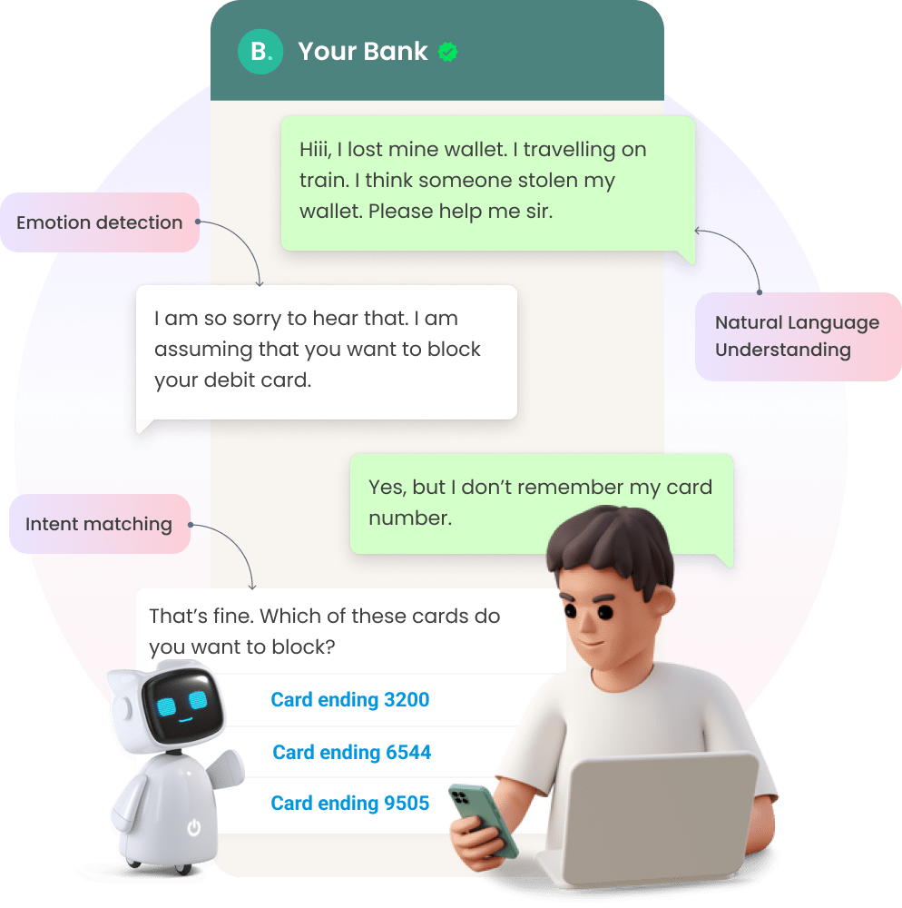 Understand natural language queries