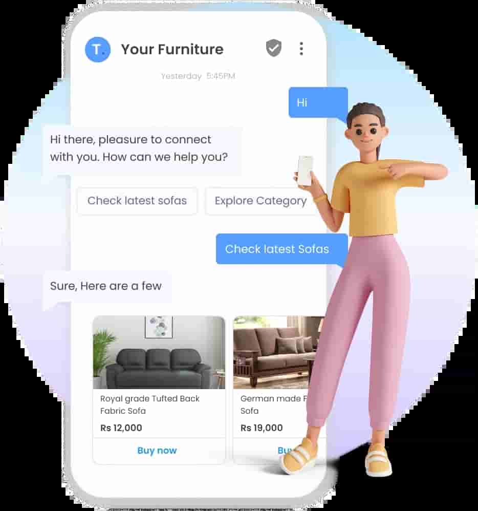 Increase conversions with interactive messaging experience