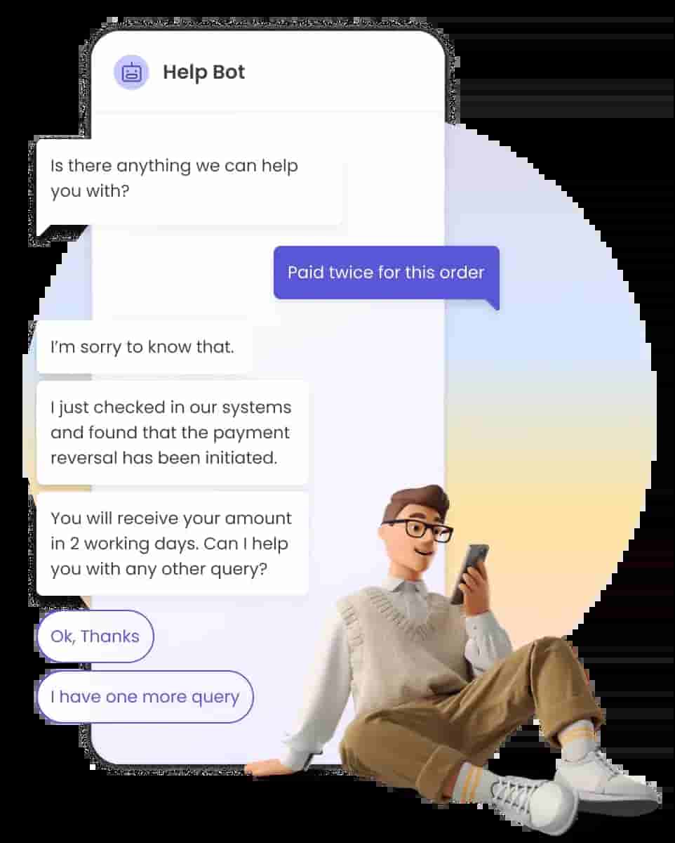 Leverage AI assistants to answer queries