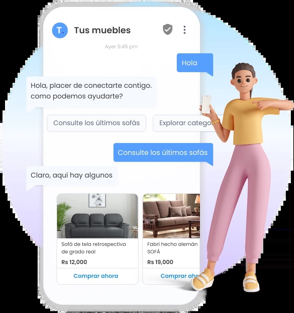 Increase conversions with interactive messaging experience