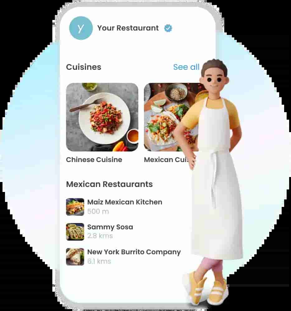Automate food commerce on social channels