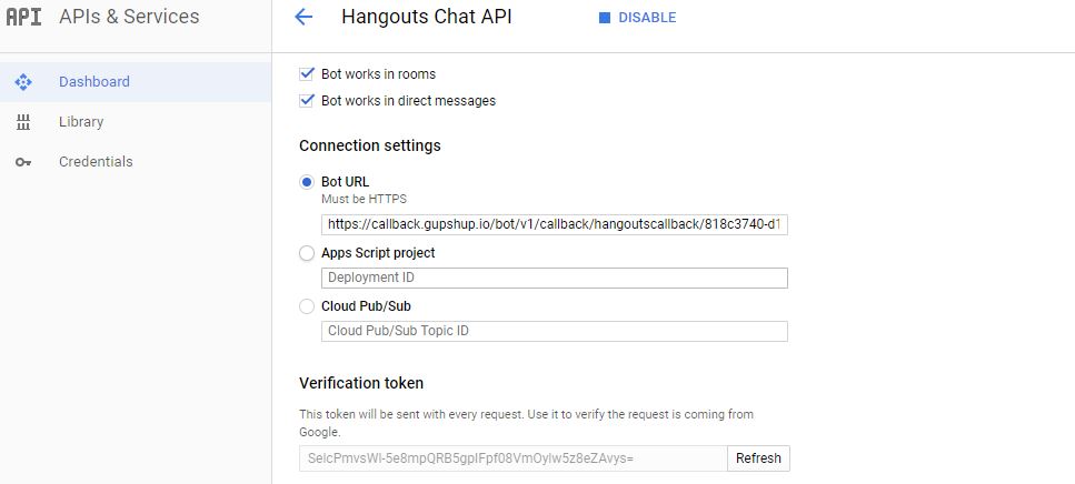 Hangouts Publish Instructions Steps