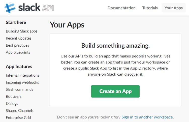 Slack Publish Instructions Steps