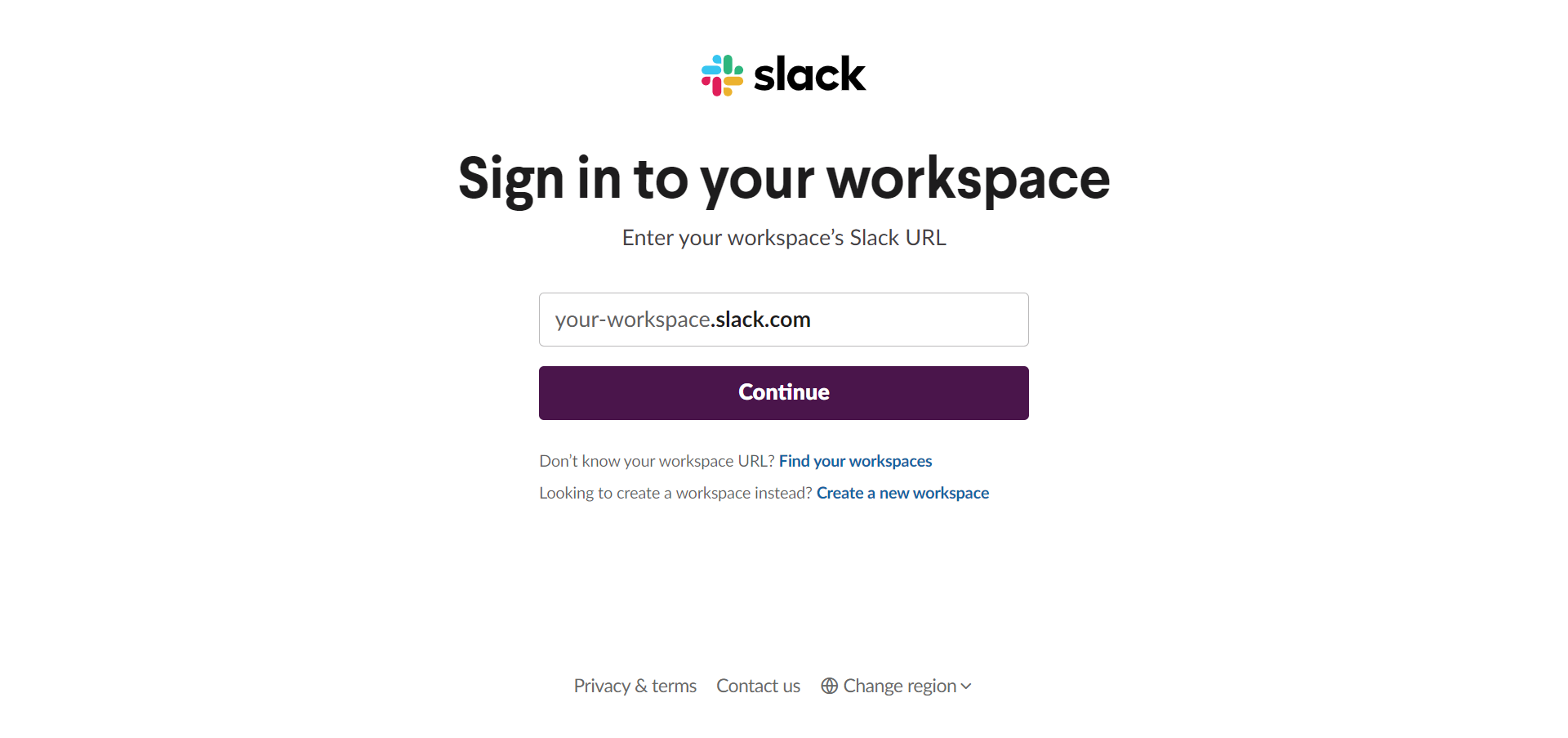 Slack Publish Instructions Steps