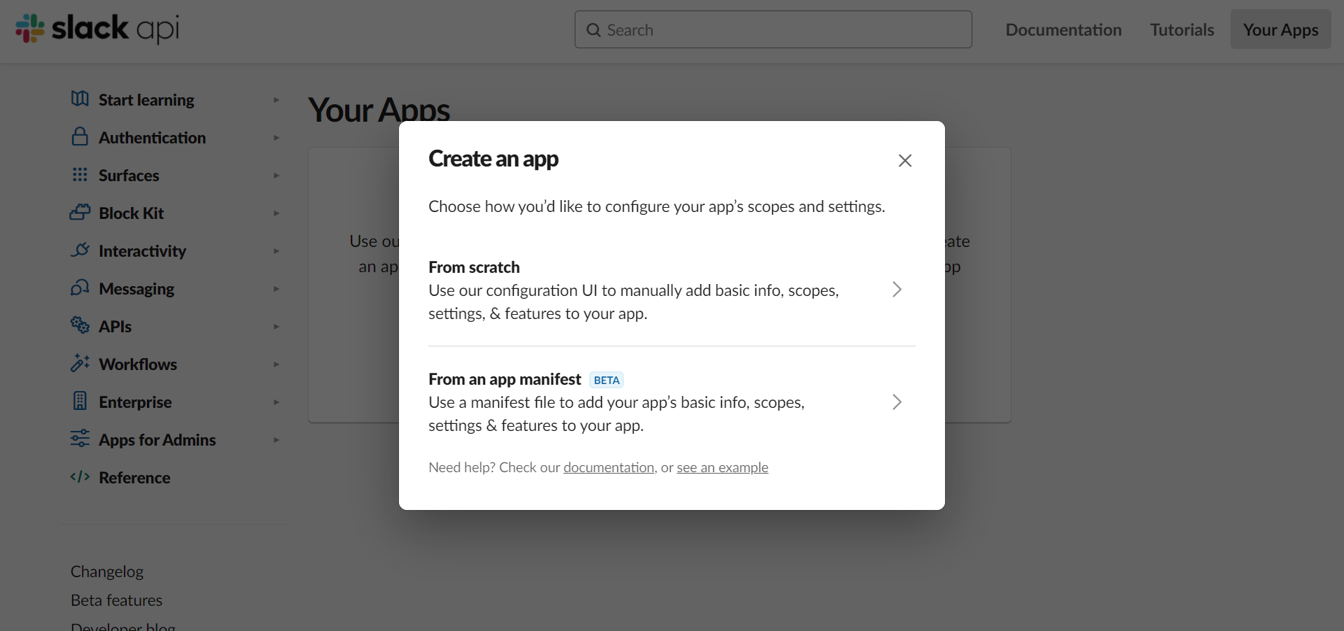 Slack Publish Instructions Steps