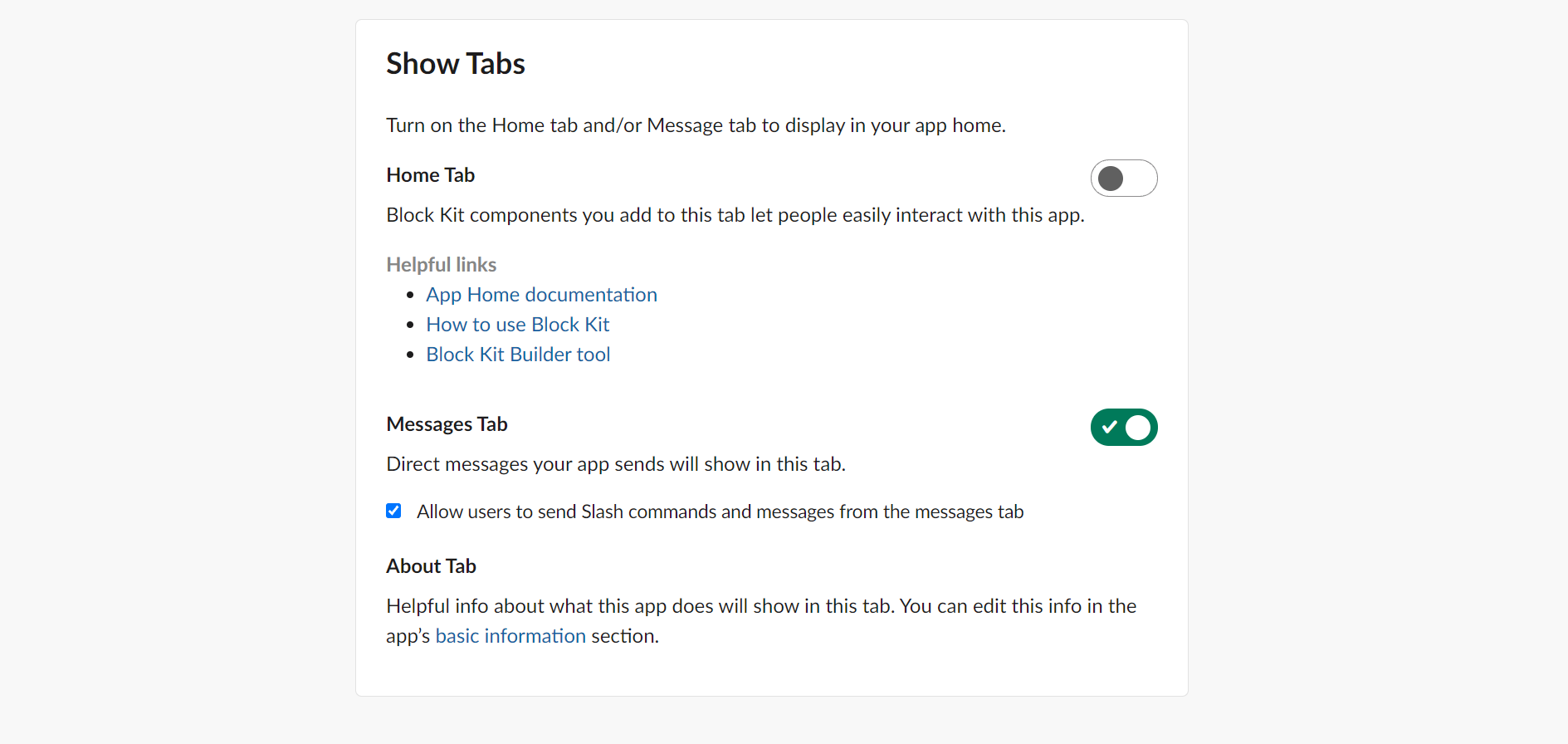 Slack Publish Instructions Steps
