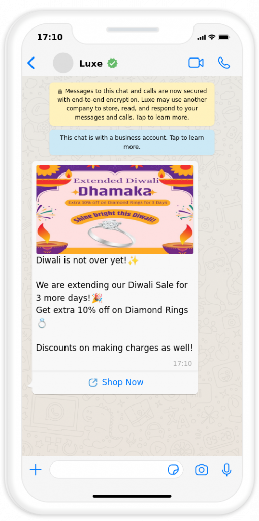 Run sales extension announcements post Diwali