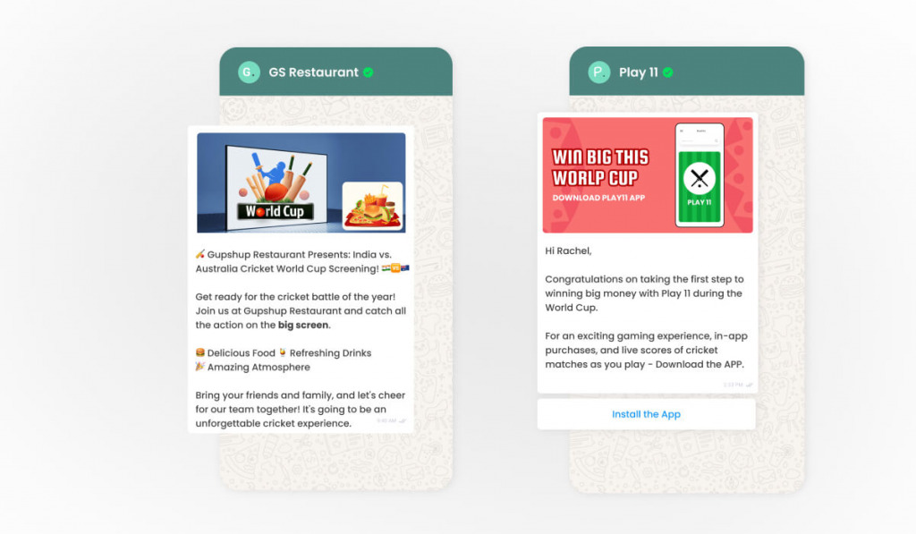 World Cup Campaign WhatsApp Business API