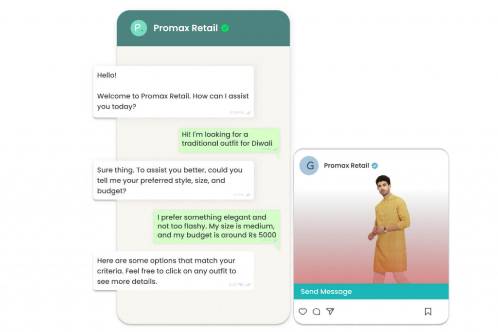 Gen Ai deployment for Conversational Commerce in fashion