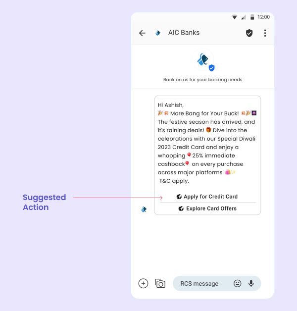 Offer seamless conversational experience in RCS Business Messaging with Suggested Action and Reply Buttons