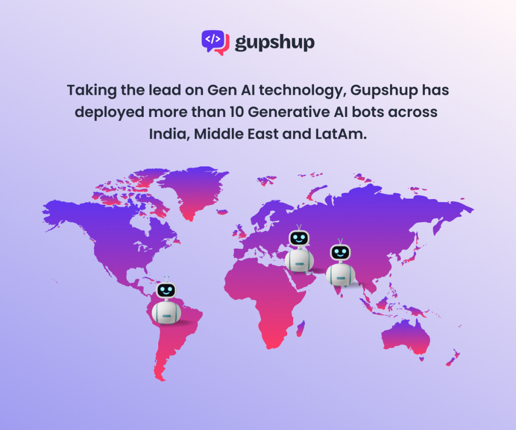 Gupshup's Gen AI bots
