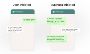 User & Business Initiated WhatsApp Conversations