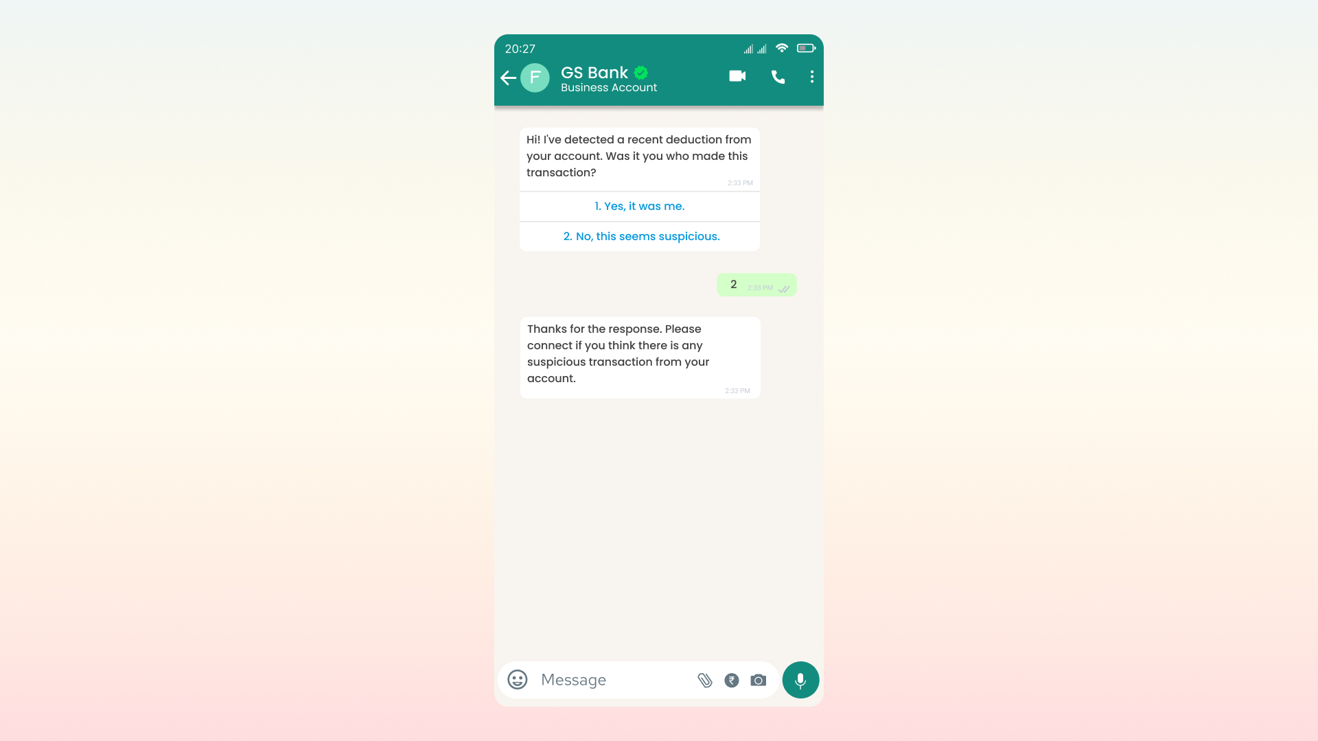 Banking Chatbot
