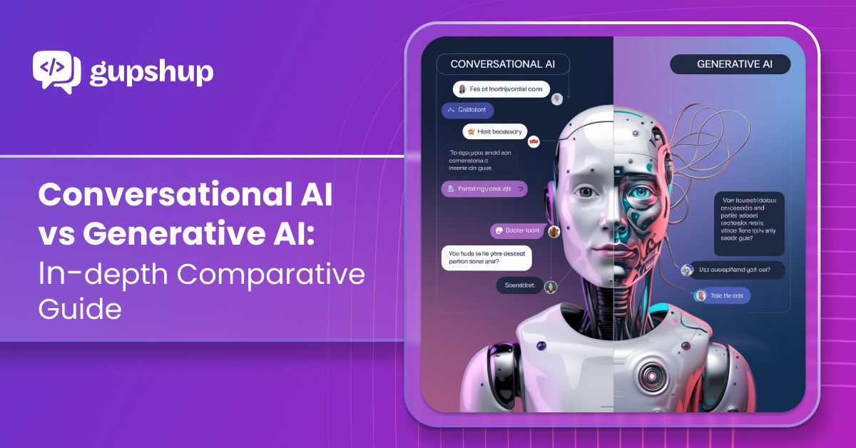 Conversational AI vs. Generative AI: A Comparative Analysis