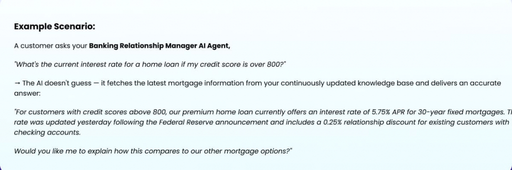 Banking Relationship Manager AI Agent