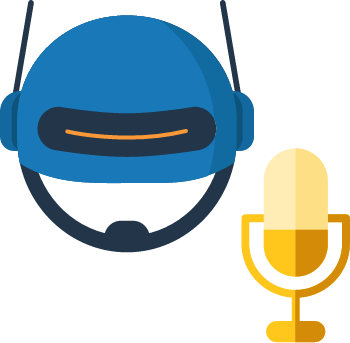 Illustraion Voice activated chatbots